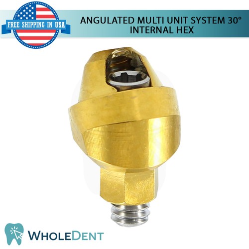 10x Pilar Angulado Sistema Multi Unidad 30° Kit Titanio Implante Dental Int Hex - Imagen 3 de 9