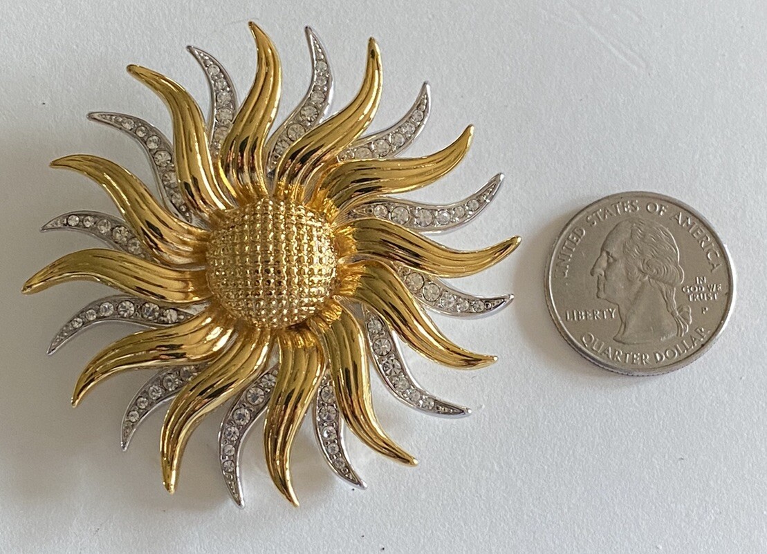 KJL KENNETH JAY LANE Rotating Crystal Rhinestone … - image 2