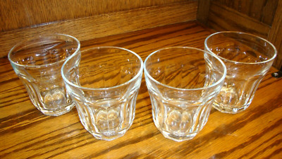 Pasabahce PALAKS 10 Panel Drinking Glasses 8oz Rocks Barware Dinner Tumblers 670
