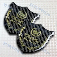 X2 Carbon Fiber Front Body Trunk Rear Side 3D Badge Emblem Sticker for CADILLAC