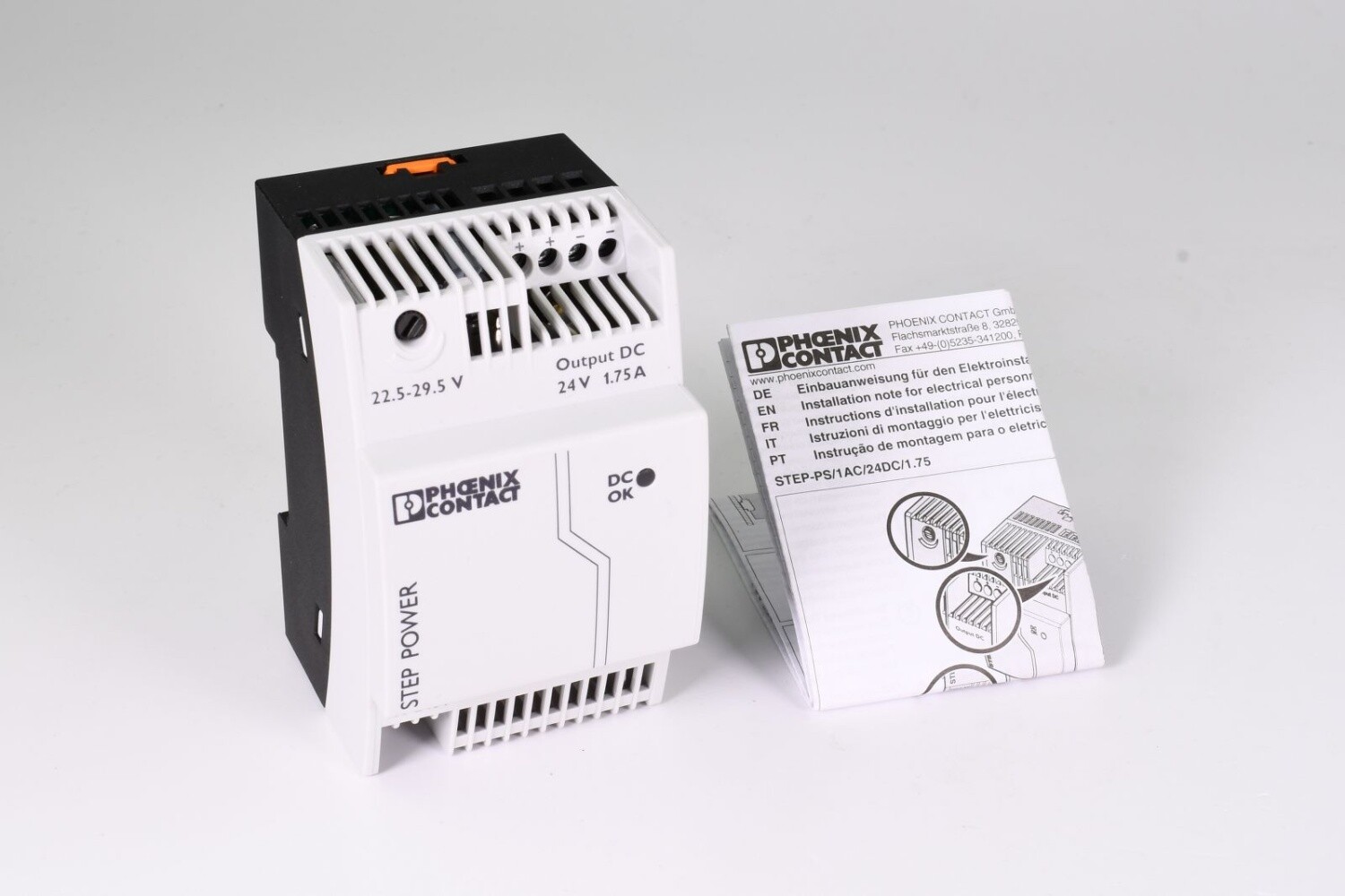 PHOENIX CONTACT 2868648, STEP-PS/1AC/24DC/1.75, Power supply
