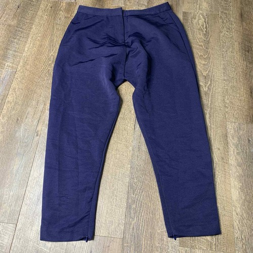 Finders Keepers Unterführhose Damen klein blau Reißverschluss Knöchel mittlere Leibhöhe neu mit Etikett
