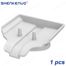 Bathroom Soap Box Sink Drain Soap Holder Sponge Dish Storage White 1pcs