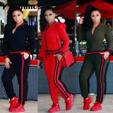 Women 2 Piece Tracksuit Set