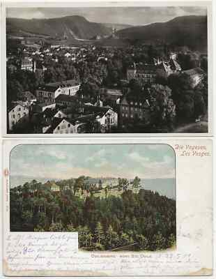 90/494 AK ODILIENBERG JAHR 1901 OLDENBURG HOYER + AK BAD KREUZNACH SCHOß  MESSE