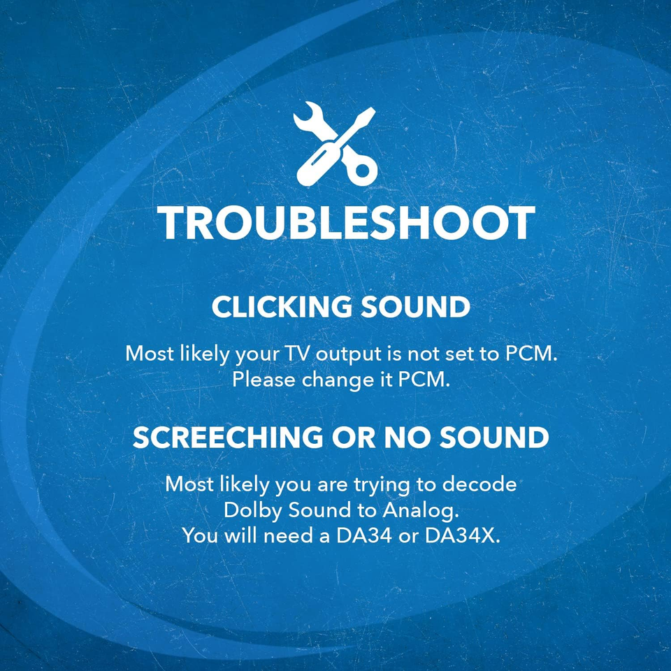 Optical Spdif/Coaxial Digital to RCA L/R Analog Audio Converter with 3