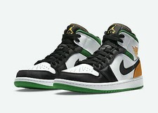 green and yellow air jordans