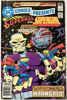 DC Comics Presents 28 1980 Superman Supergirl Mongul Jim Starlin VG-FN