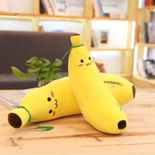 Soft Cartoon Smile Banana Plush Stuffed Fruit Creative Toy For Children's Girl