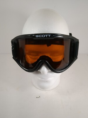 SCOTT Snow Goggles V8 Snowboard Ski Skiing Black w/ Bronze Tint Lens Small Adult