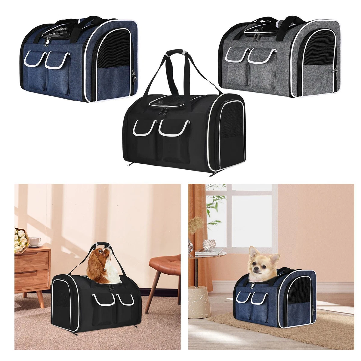 Zaino per trasportino per gatti con tracolla Borsa per il