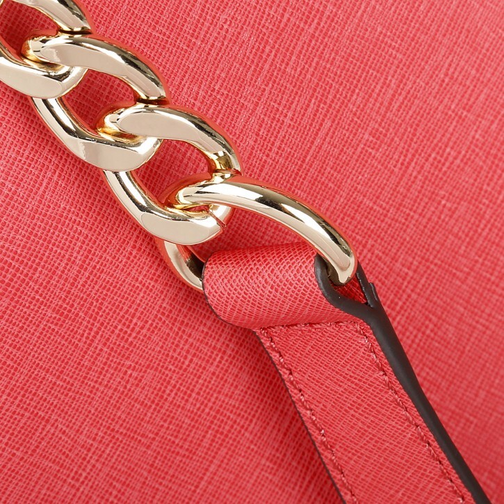 🌞MICHAEL KORS HAMILTON LARGE WATERMELON RED PINK SAFFIANO LEATHER TOTE BAG🌺NWT image 10