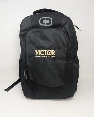 Ogio Logan Padded Backpack Laptop Bag 411092 Black,  Logo - Victor Pet Food