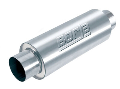 Borla XR-1 Sportsman 3.5'' Center-Center 15''x5'' Round - Racing Muffler # 40086