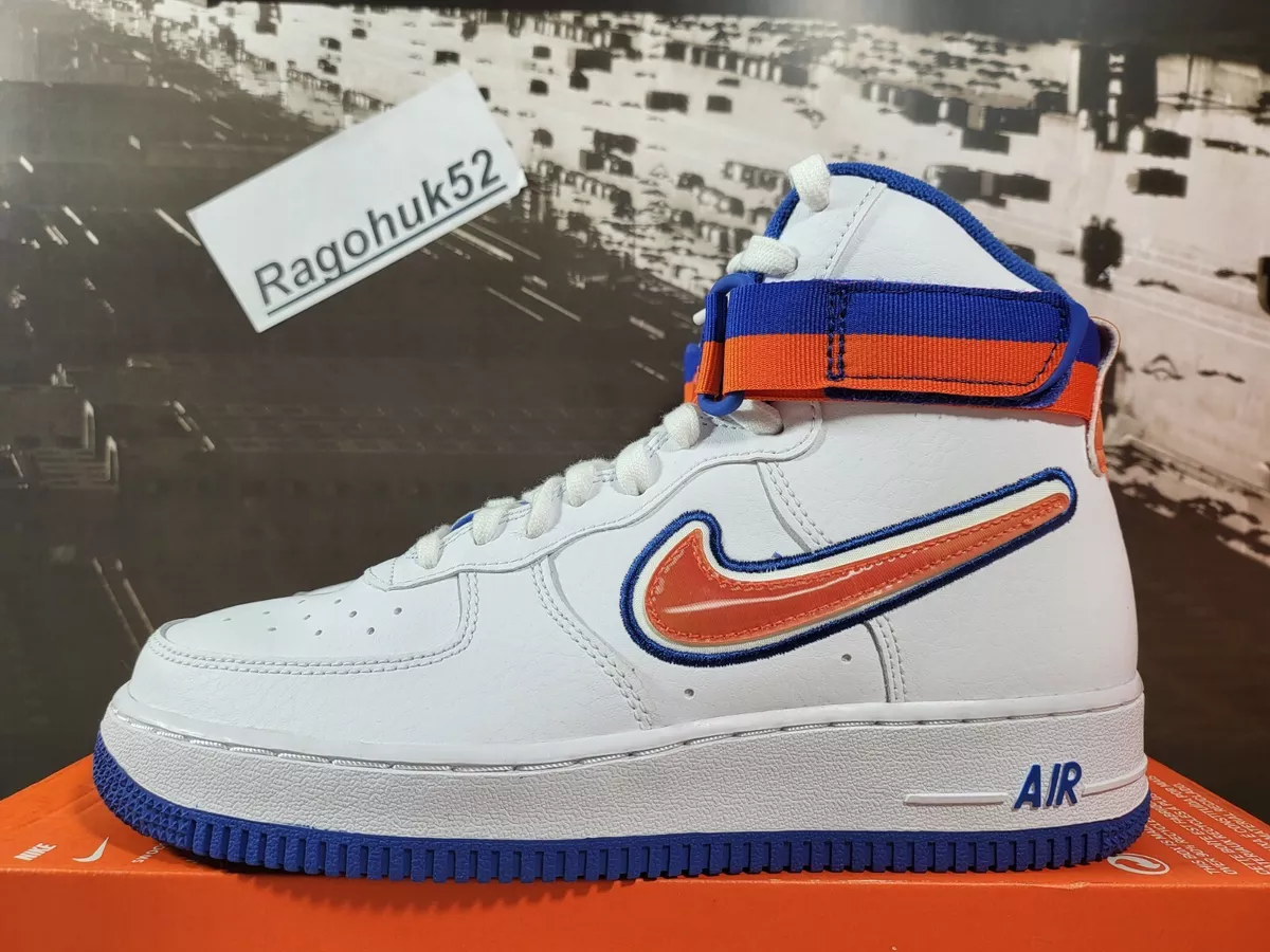 Men's Nike Air Force 1 High '07 LV8 Sport 'Knicks' AV3938-100 Sneakers-  Size 10