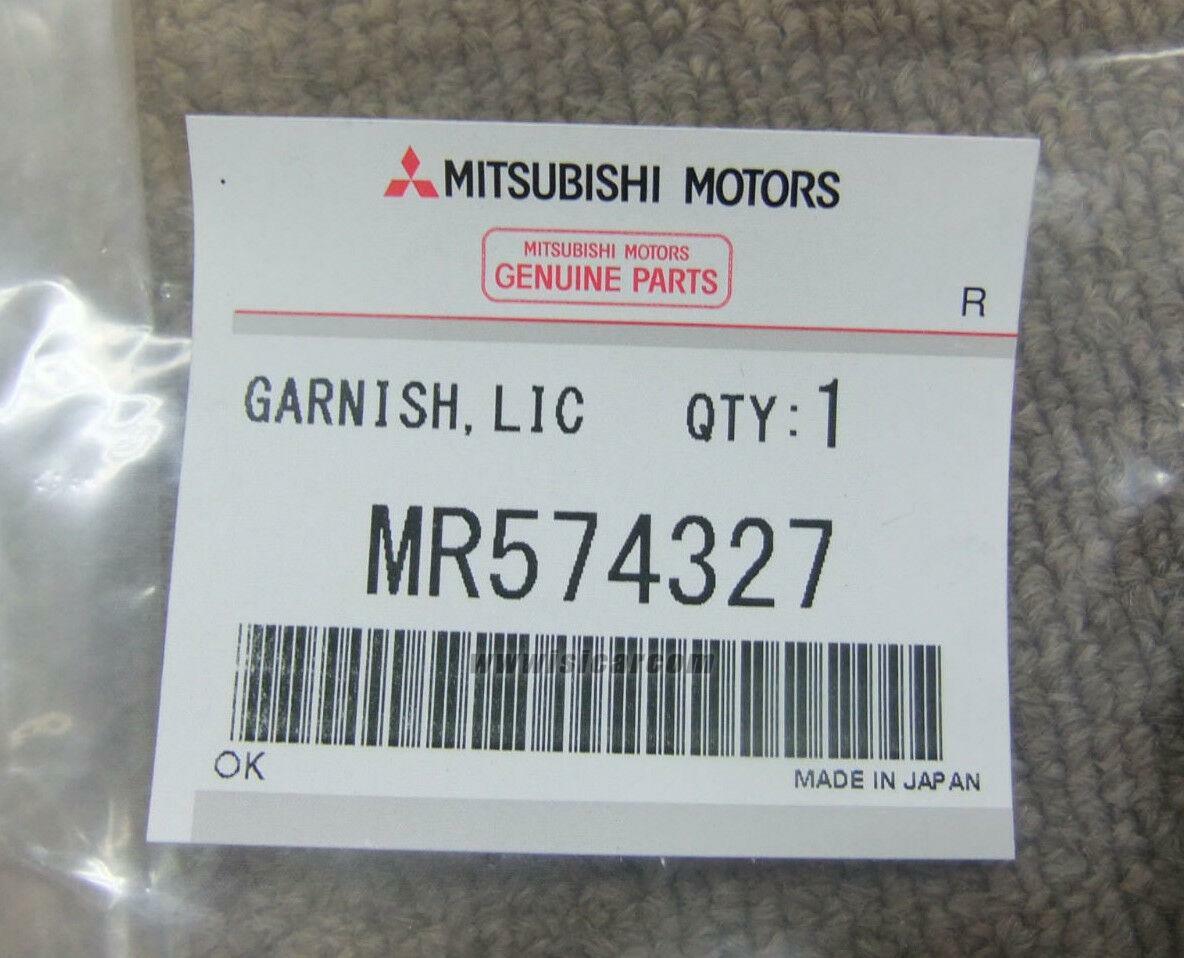 MITSUBISHI LANCER EVOLUTION 7 8 9 CT9A GARNISH FRONT LICENSE PLATE 
