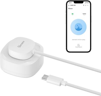 SONOFF SNZB-05P Zigbee Wassersensor Mini Wassermelder App Benachrichtigung Alarm