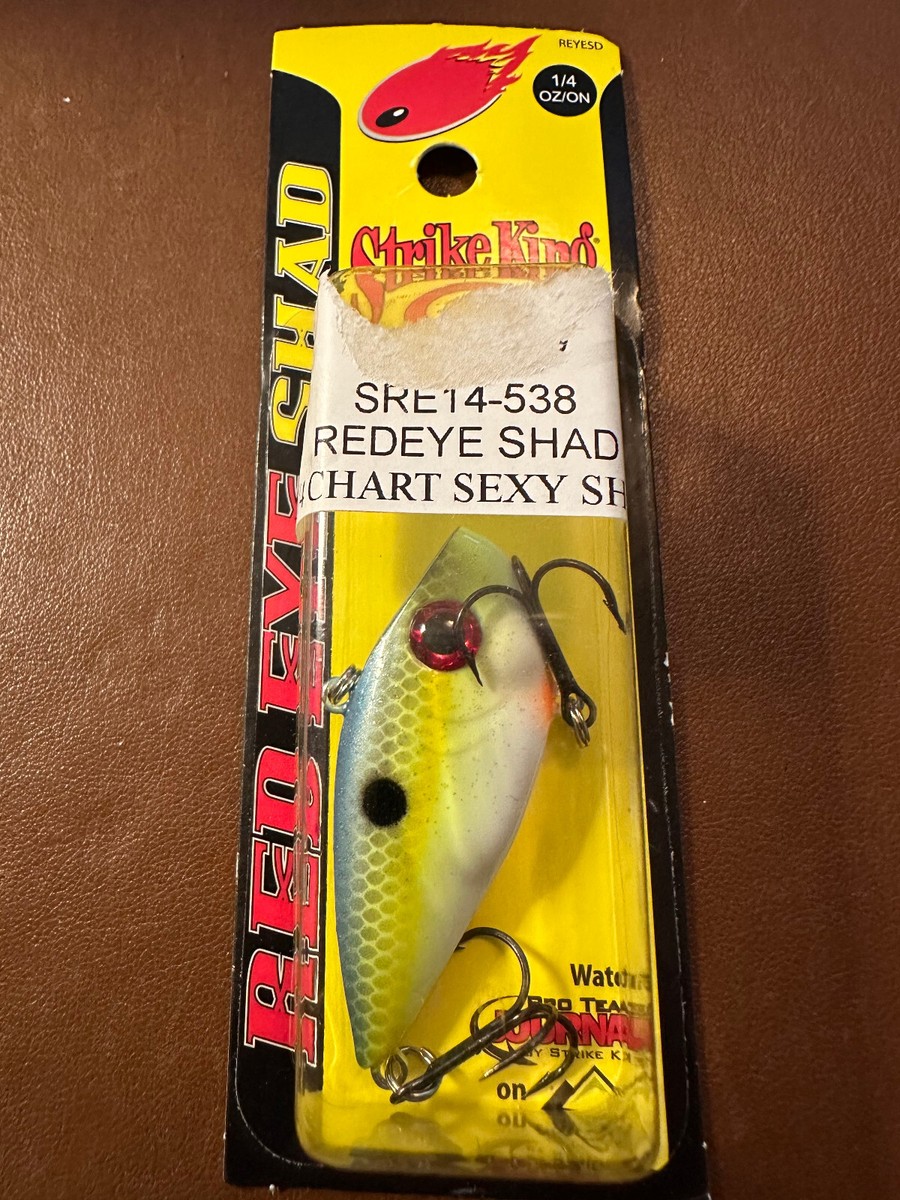 Shad Rattle Trap Costa Rica Made Lure Strke Kng Crankbat Lpless Red Eye Shad Tungsten 2 ...