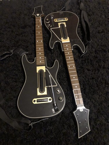 2 Negro En Vivo De Guitar Hero Guitarras Xbox PS4 PS3 Wii U Pc One sin  llave de hardware 0000654 | eBay