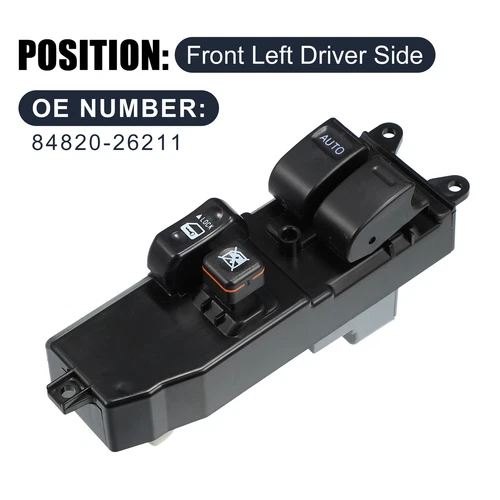 For Toyota Hiace 2005-2013 Front Left Driver Master Power Window Control Switch - Bild 4 von 9