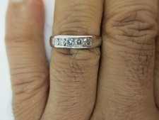 14K Gold Diamond Wedding Band Diamond 1/2 Carat   3.70 Grams  Value 5,750