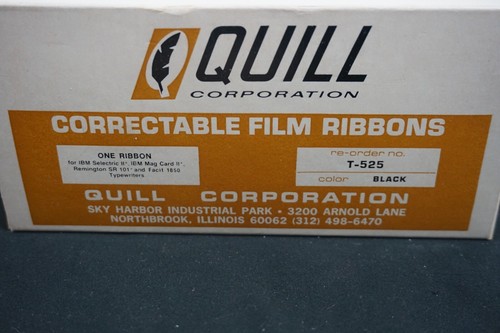 Quill Corp. correctable film ribbons T525 blk. - Picture 3 of 13