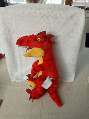13  Build a Bear Red Dinosaur Plush T-Rex Dino Stuffed Doll Toy