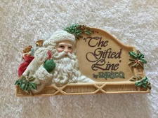 Vintage Collectible Enesco The Gifted Line Plaque 1990 Advertising Store Display