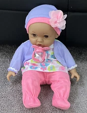 AFRICAN AMERICAN BABY DOLL/MAGNETIC PACIFIER BY GI-GO-13”
