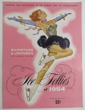 1954 Shipstads Johnson Ice Follies Original Show Program 18th Season Booklet