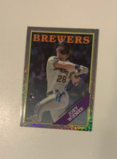 2023 Topps Update T88CU-28 Joey Wiemer Silver Pack Refractor RC Auto 46/99