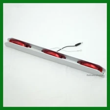 Red 3 Light Combination Clearance ID Bar Marker 21 LED Trailer Aluminum Housing