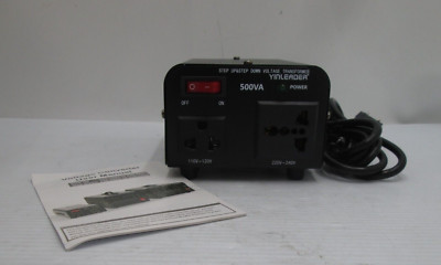500W Voltage Transformer Converter Step Up & Down 110V   220V US   EU Travel
