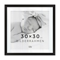 Bilderrahmen Frame Fotorahmen Rahmen Bilder Foto Posterrahmen Schwarz 30X30 Cm