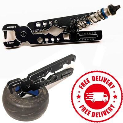 Naughty Boy RC Multi-Tool Shock Shaft Pliers Tire Punch Solder Jig Car Truck 