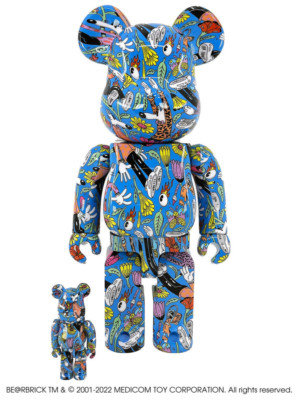 Steven Harrington Magic Hour 400% & 100% Be@rbrick Medicom Toy Set