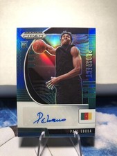 2020 Prizm Draft Prospects Paul Eboua RC Blue Prizm /149 Auto Card #PA-PE