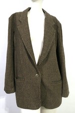 Vintage Alfred Dunner Wool Herringbone Blazer Jacket L