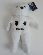 New 1999 WWF WWE Attitude Bear Sable 10"