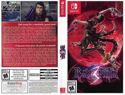 Nintendo Switch BAYONETTA 3 store display box art | eBay
