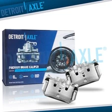 Pair Front Left Right Disc Brake Calipers w/ Brackets for 2009-2015 Honda Pilot