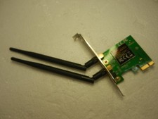Wireless N300 PCI-E WiFi Adapter, 300 Mbps 2.4 GHz PCI Express Network Card...