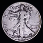 1919 Walking Liberty Half Dollar KEY DATE F Philadelphia Scarce Low Mintage