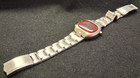 VINTAGE RED SCREEN SPACE AGE WRISTWATCH PIECE BROKEN WATCH FOR PARTS / REPAIR NR — photo 9