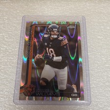 2025 Topps Chrome Caleb Williams Chicago Bears Raywave Refactor #52