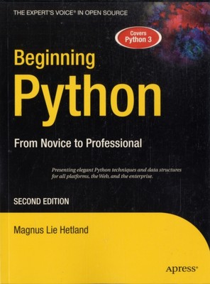 Hetland - Beginning Python  From Novice to Professional - New paperbac - X555z