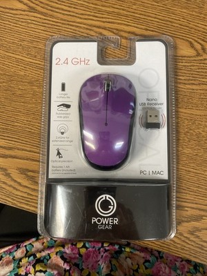 Logitech 2.4 GHz Wireless Mouse New Sealed Purple PC / Mac