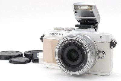 2251 Auslösungen [NEUWERTIG] Olympus Pen Lite E-PL7 Spiegelloses Weiß...