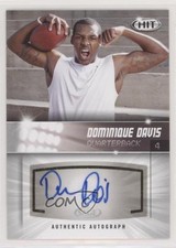 2012 SAGE Hit Auto Lights On Silver Dominique Davis #A24 Auto 0a2