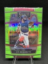 2022 Panini Select - Concourse J.T. Realmuto #58 Neon Green Prizm /99